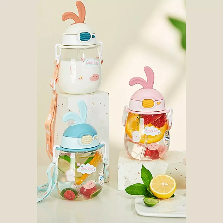 Shotay Rabbit Tritan Matara 600 ml Beyaz - 2