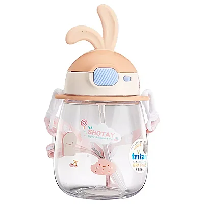 Shotay Rabbit Tritan Matara 600 ml Kahverengi