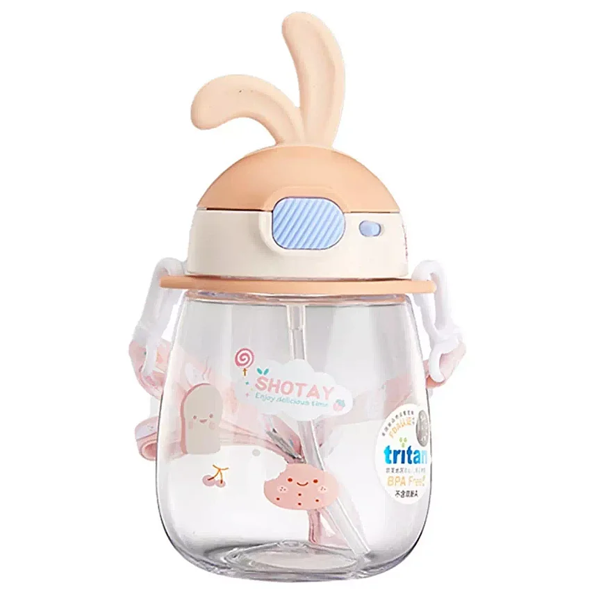 Shotay Rabbit Tritan Matara 600 ml Kahverengi - 1