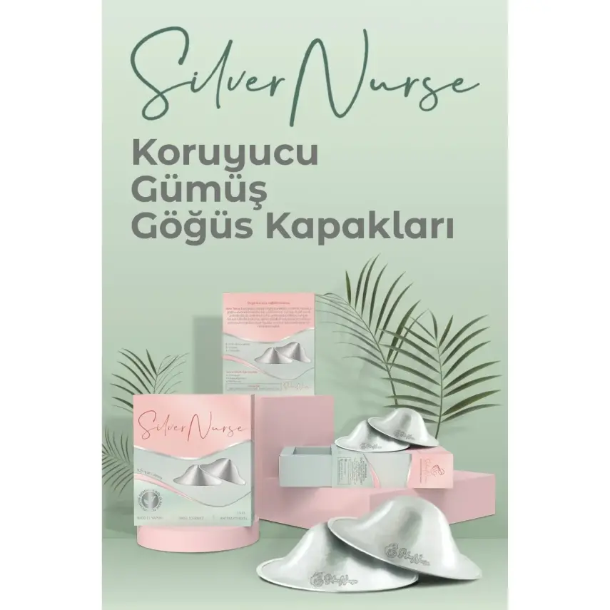 SilverNurse Koruyucu Göğüs Kapakları Gümüş 2li - 11