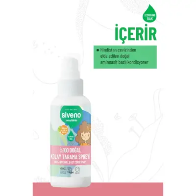 Siveno %100 Doğal Bebek Kolay Tarama Spreyi 100ml - 10