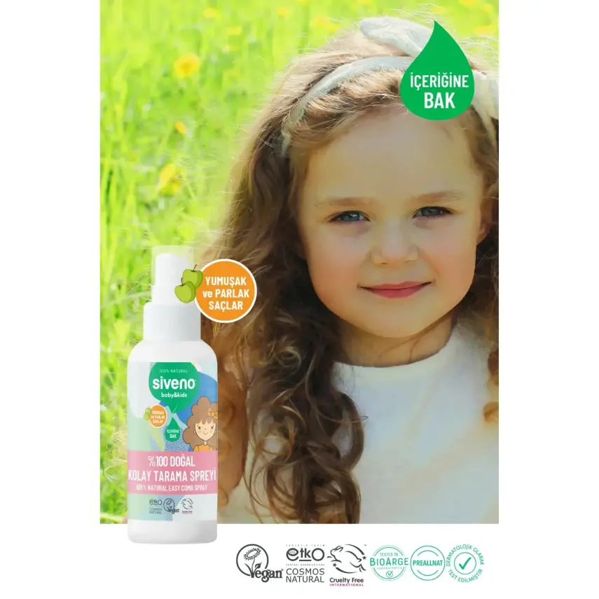 Siveno %100 Doğal Bebek Kolay Tarama Spreyi 100ml - 9