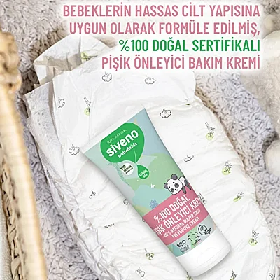 Siveno %100 Doğal Bebek Pişik Önleyici Jel Krem 50ml (1)