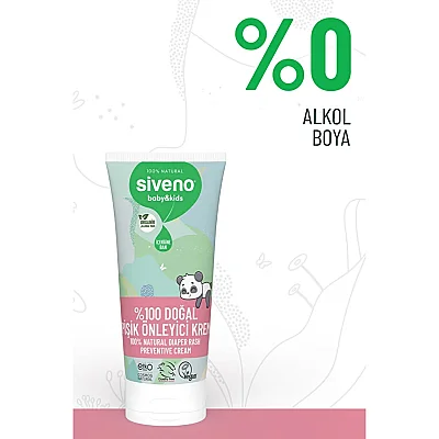 Siveno %100 Doğal Bebek Pişik Önleyici Jel Krem 50ml - 6
