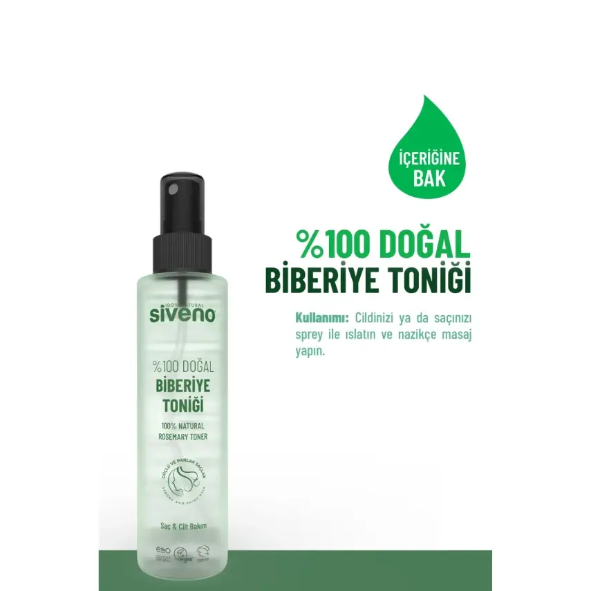 Siveno %100 Doğal Biberiye Toniği 150 ml - 6