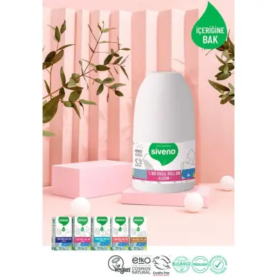 Siveno %100 Doğal Roll-On Kadınlar İçin 50 ml  - 10