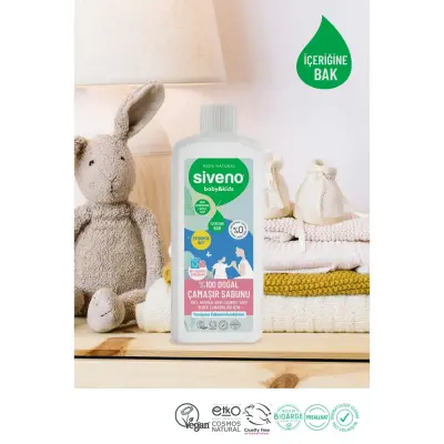 Siveno Baby Doğal Bebek Çamaşır Sabunu 1 lt - 8