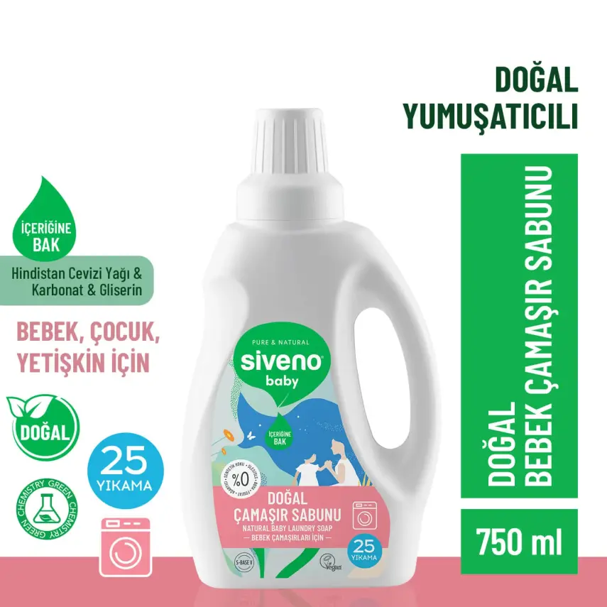 Siveno Baby Doğal Çamaşır Sabunu 750 ml - 5