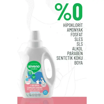 Siveno Baby Doğal Çamaşır Sabunu 750 ml x3 - 3