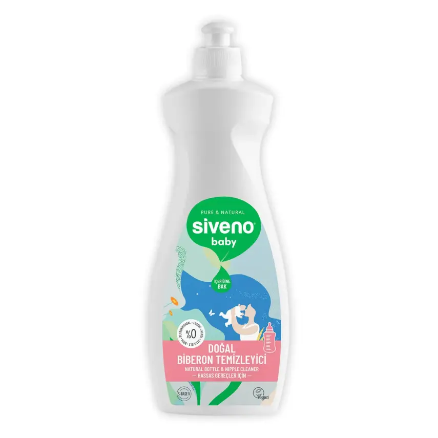 Siveno Doğal Biberon ve Emzik Temizleyici 500 ml - 1