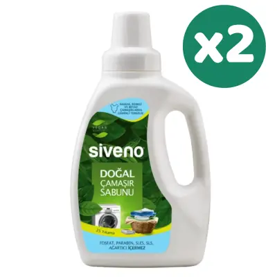 Siveno Doğal Çamaşır Sabunu 750 ml x2 (1)