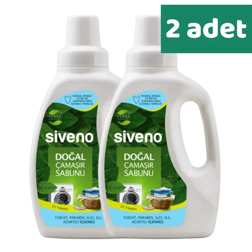 Siveno Doğal Çamaşır Sabunu 750 ml x2 - 1