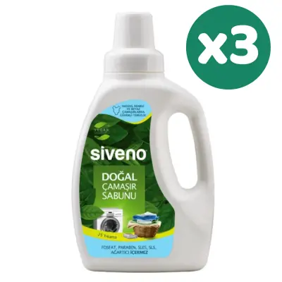 Siveno Doğal Çamaşır Sabunu 750 ml x3 (1)