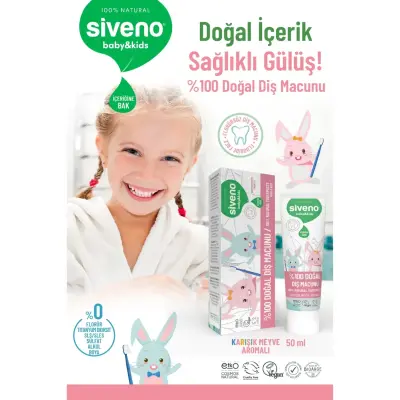 Siveno Doğal Diş Macunu Baby&Kids 50ml  - 11