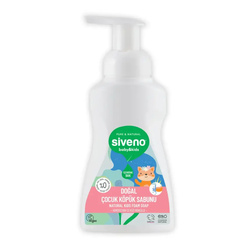 Siveno Kids %100 Zeytinyağlı Doğal Kids Köpük Sabun 250 ml  - 1