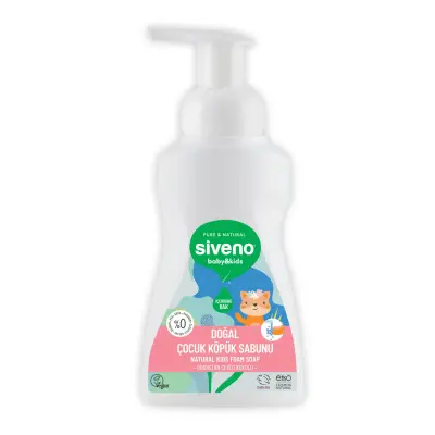 Siveno Kids %100 Zeytinyağlı Doğal Kids Köpük Sabun 250 ml  (1)