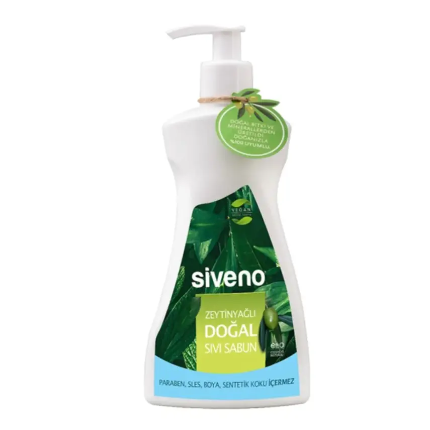 Siveno Zeytinyağlı Doğal Sıvı Sabun 300 ml - 1