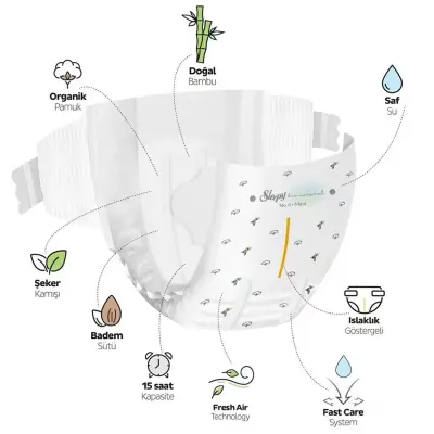 Sleepy Bebek Bezi Bio Natural 2 Numara Mini 100lü Gross Paket - 7