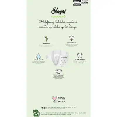 Sleepy Bebek Bezi Natural XXL 7 Numara 48li Ultra Fırsat Paket - 4