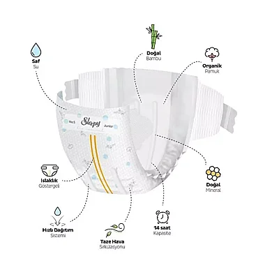 Sleepy Bio Airbag Süper Bebek Bezi 5 Numara Junior 40 Adet - 3