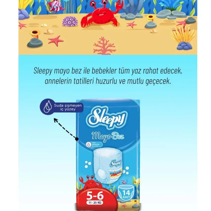 Sleepy Mayo Külot Bebek Bezi 6 Beden Large 11-25 kg 14lü - 3