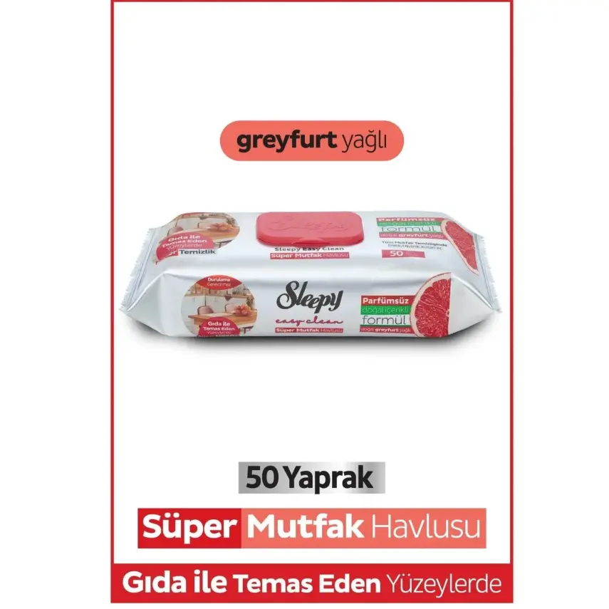 Sleepy Mutfak Havlusu Greyfurt 50li - 1