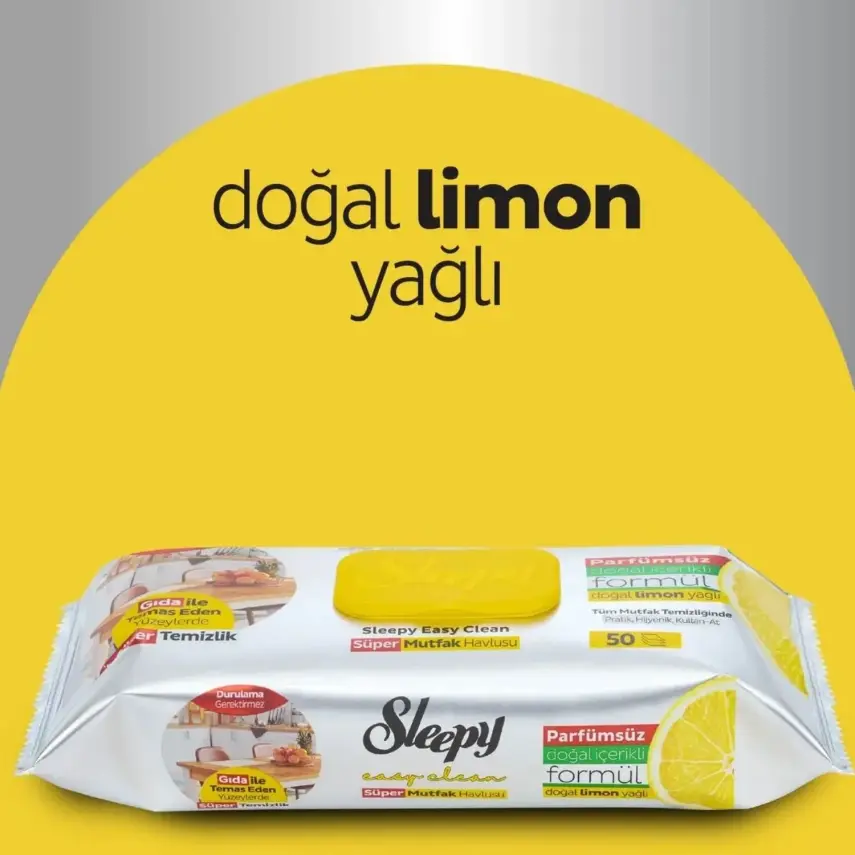 Sleepy Mutfak Havlusu Limon 50li - 4