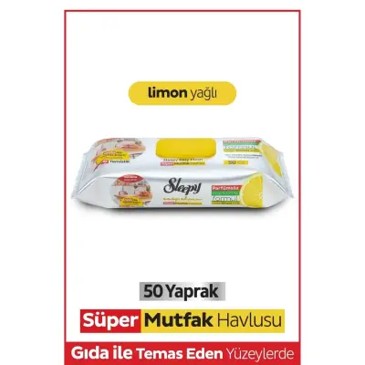 Sleepy Mutfak Havlusu Limon 50li