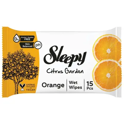 Sleepy Naranciye Bahçesi Cep Mendili 3x15 - 4