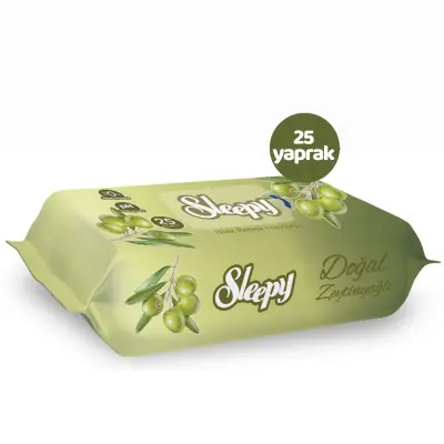 Sleepy Zeytinyağı Islak Mendil 25li - 3