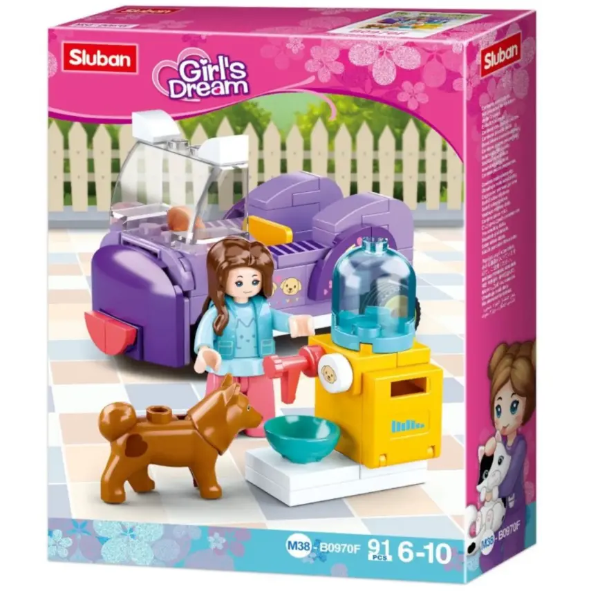 Sluban Girls Dream Sevimli Köpek 91 Parça - 1