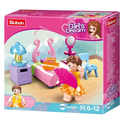 Sluban Girls Dream Yatak Odası 42 Parça (1)