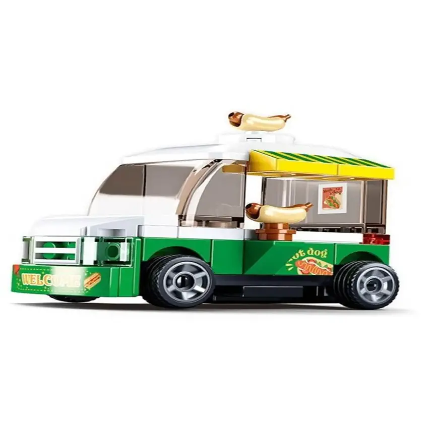 Sluban Power Bricks Beyaz Spor Araba - 1