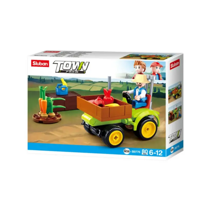 Sluban Town Traktör 80 Parça - 3