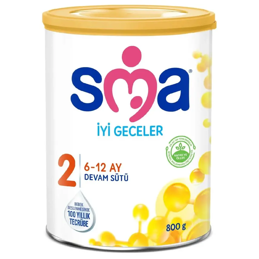 Sma İyi Geceler 2 Devam Sütü 800 gr 6-12 Ay - 1