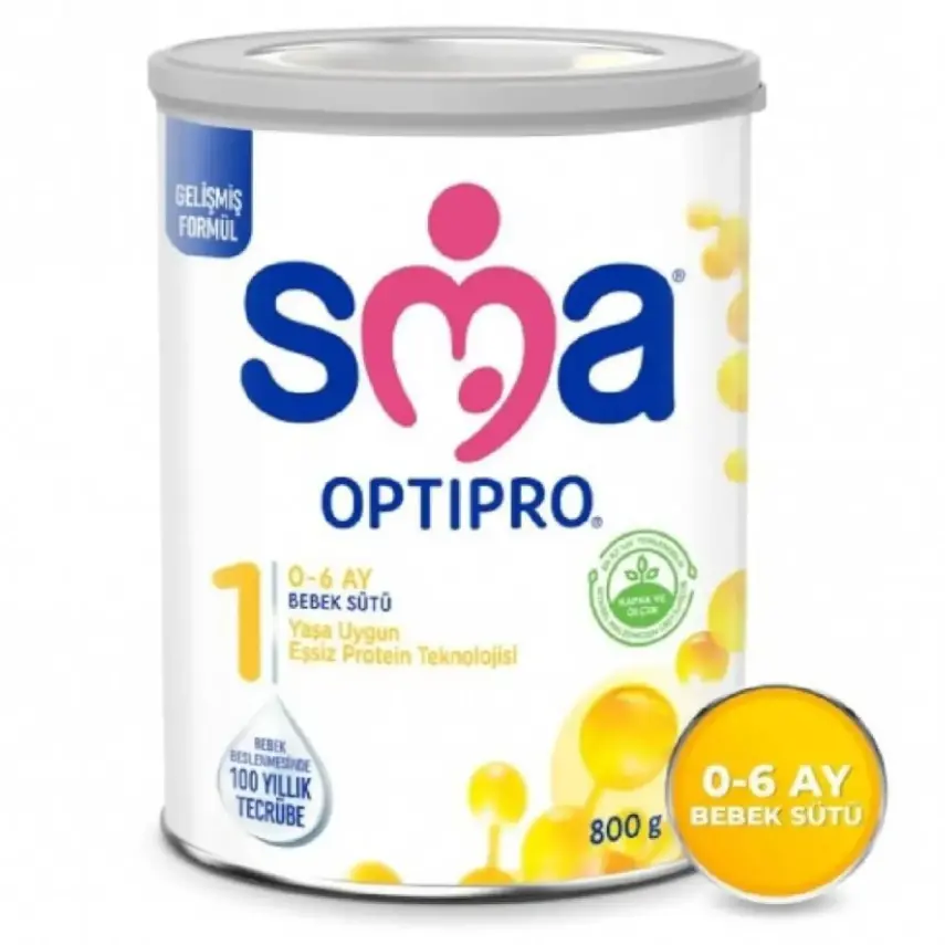 Sma OptiPro Probiyotik 1 Bebek Sütü 800 gr 0-6 Ay - 2