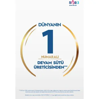 Sma OptiPro Probiyotik 3 Devam Sütü 1200 gr 1-3 Yaş - 4