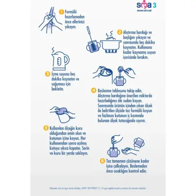 Sma OptiPro Probiyotik 3 Devam Sütü 1200 gr 1-3 Yaş - 6