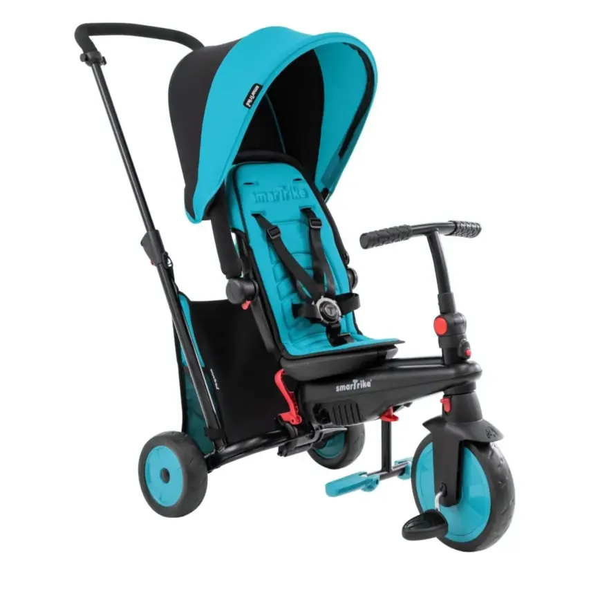 SmarTrike STR3 Plus 5’i 1 Arada Üç Tekerlekli Bebek Bisikleti - Blue - 1
