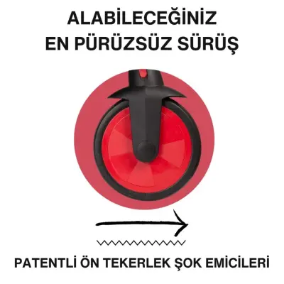 SmarTrike STR3 Plus 5’i 1 Arada Üç Tekerlekli Bebek Bisikleti - Red - 4