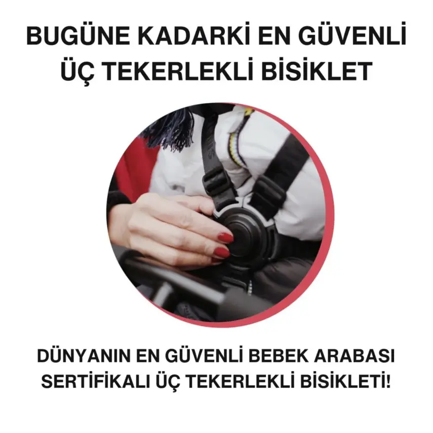 SmarTrike STR3 Plus 5’i 1 Arada Üç Tekerlekli Bebek Bisikleti - Red - 5