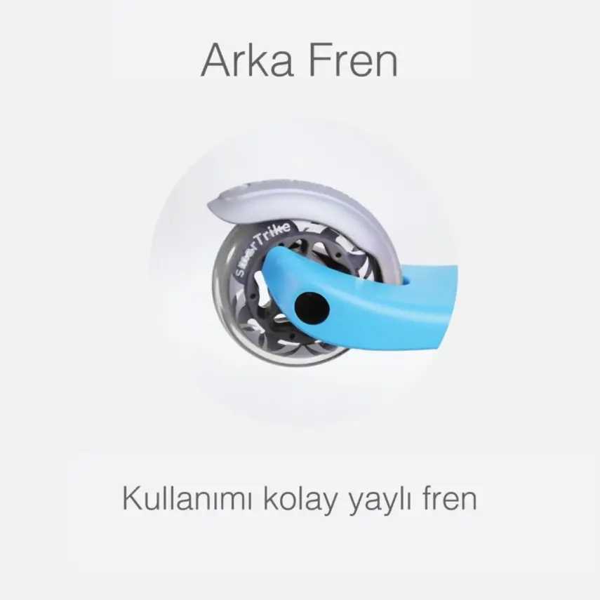 SmarTrike T1 3’ü 1 Arada Oturaklı ve Çantalı Çocuk Scooterı- Blue - 6