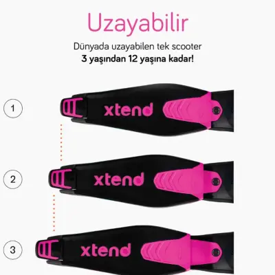 SmarTrike Xtend 3 Aşamalı Büyüyebilen Çocuk Scooterı - Pink - 3