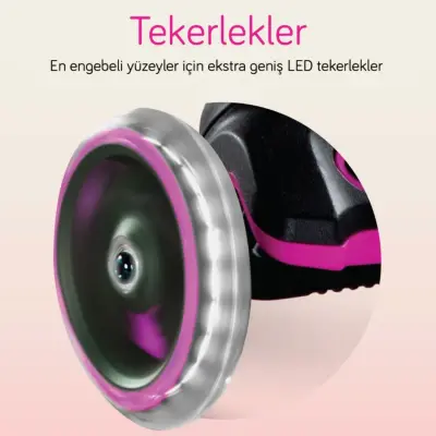 SmarTrike Xtend 3 Aşamalı Büyüyebilen Çocuk Scooterı - Pink - 13