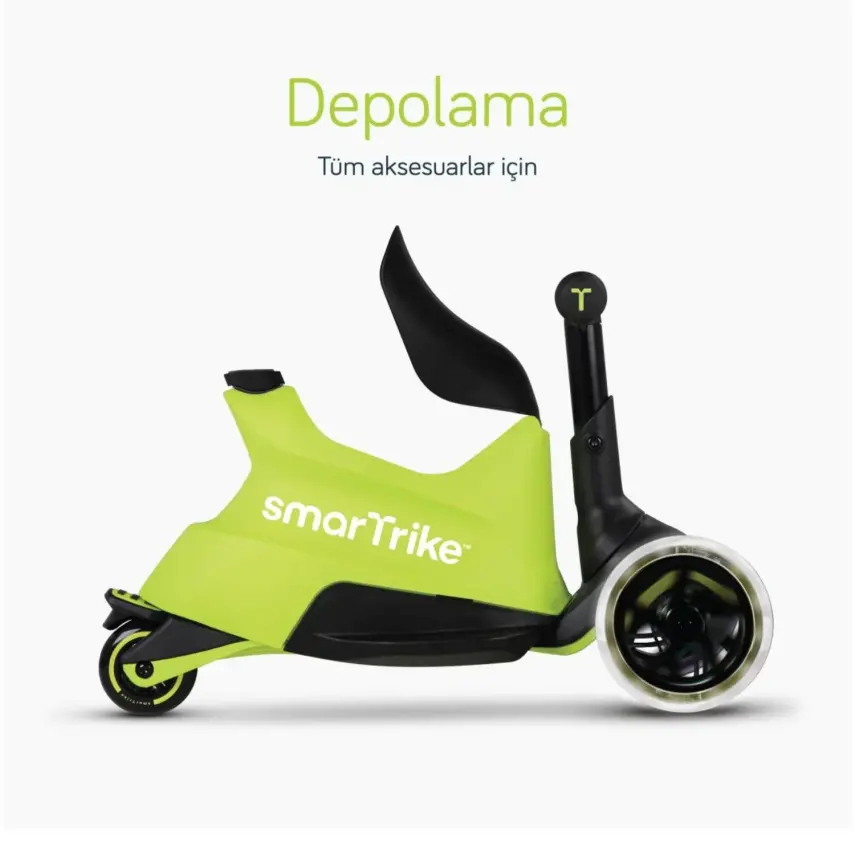 SmarTrike Xtend Büyüyebilen Ride On Scooter - Lime - 7