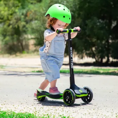 SmarTrike Xtend Büyüyebilen Ride On Scooter - Lime - 11