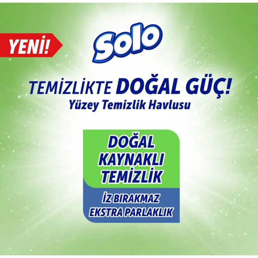 Solo XL Yüzey Temizlik Havlusu Doğal Güç Okaliptus & Çam 100lü - 6