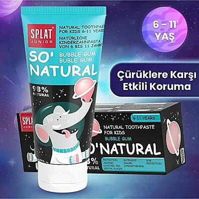 Splat Çocuk Buble Gum Diş Macunu 6-11 Yaş - 3