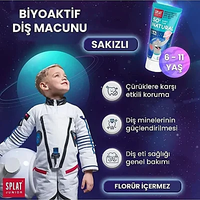 Splat Çocuk Buble Gum Diş Macunu 6-11 Yaş - 4