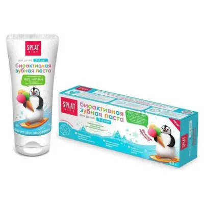 Splat Çocuk Diş Macunu 2-6 Yaş Meyve Dondurma